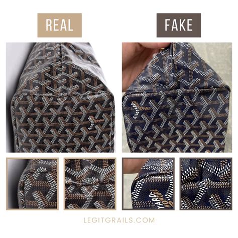 how to spot a fake goyard tote bag|legit check goyard tote.